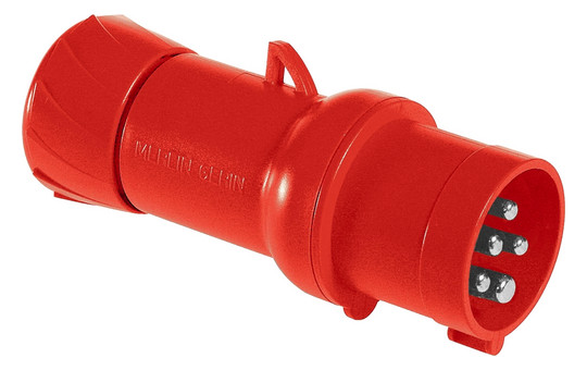 CEE-Stecker 5p 16A IP44 Acti9 380-415 V (50+60 6h schraubl.Kl Kst Verschraubung