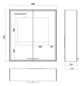 EMCO Aufputz-Lichtspiegelschrank prestige 2 588x639mm, aluminium, mit lightsystem