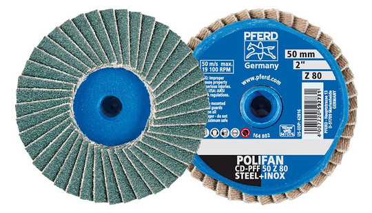 PFERD-COMBIDISC-Mini-POLIFAN CD PFF-Z - 50mm, K80