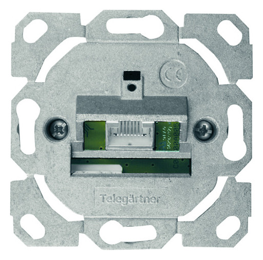 Anschlussdose Cat6A 1xRJ45 LSA Kanaleinb schräg