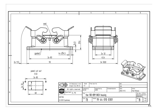 HART Han-INOX  10B-AGG-QL    19440100301 