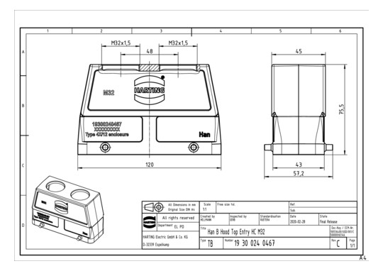 HART Han 24B-gg2-M32         19300240467 
