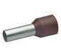 Aderendhülse 10qmm 12mm isol PP br Cu Polypropylen (PP) verzinnt
