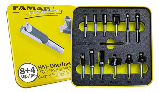 FAMAG-HM-Handoberfräser-Satz Classic-Line mit...