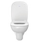 Duravit WC-Sitz D-Code Compact ohne Absenkautomatik, Scharniere Edelstahl, weiß