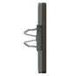 Zentralplatte Blindabd System Design mokka Schraubbef