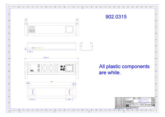 Bachmann DESK 2xCH T13 1xUSB    902.0315 