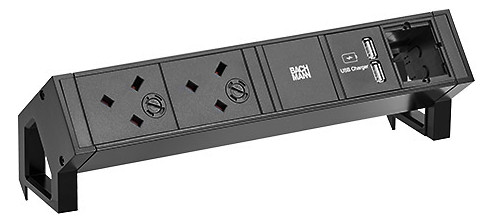 Bachmann DESK2 2xUK 1xUSB        902.611 