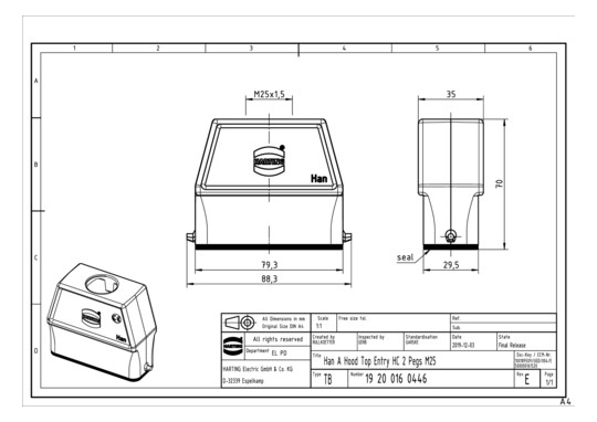 HART Han 16A-gg-M25          19200160446 