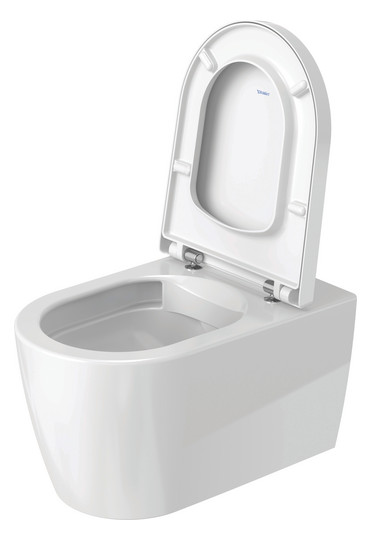Duravit Wand-Tiefspül-WC Set Me by Starck mit WC-Sitz, Rimless, weiß