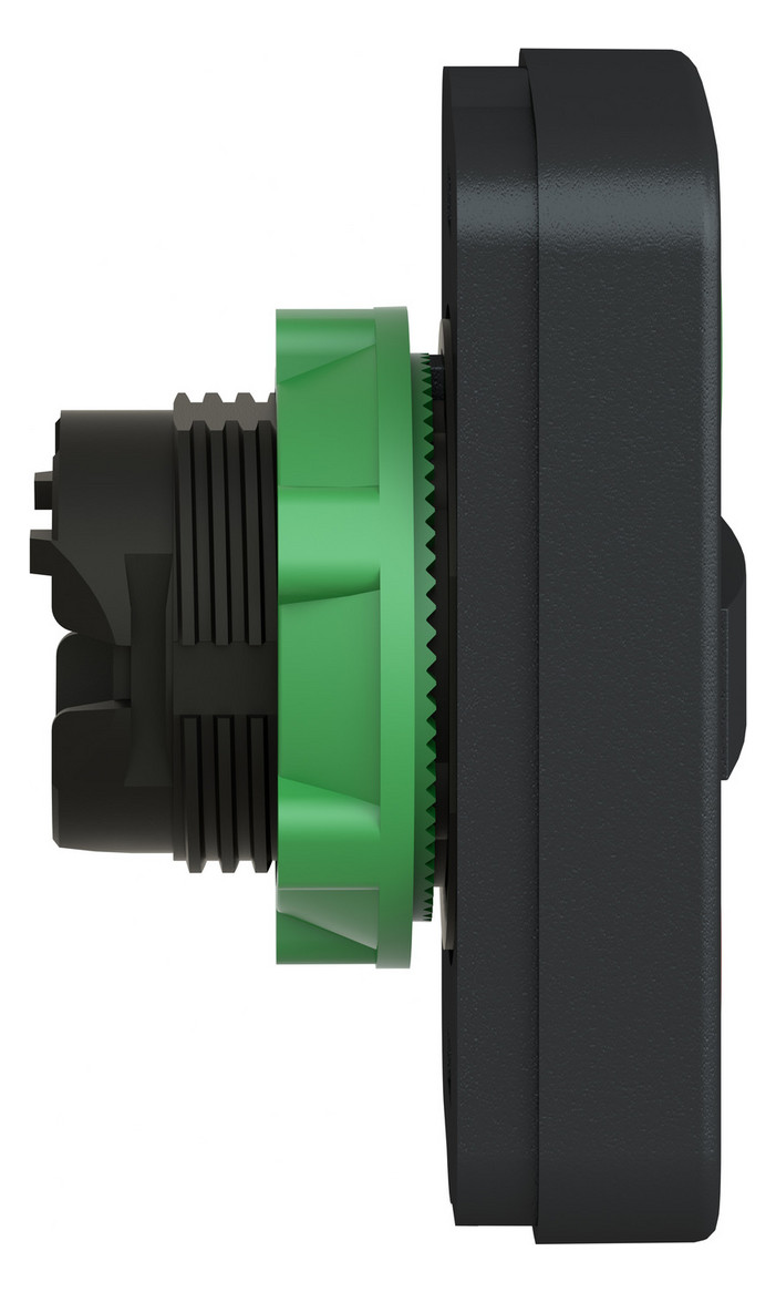 Drucktaster Front 2f rt/gn Ø22,5mm IP66 rechteck Tastend