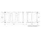 Montageplatte Verteiler ST pulverbesch 350x650mm