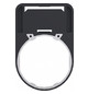 Schildträger 40x50mm Harmony XB5 Wappen sw Ø30mm