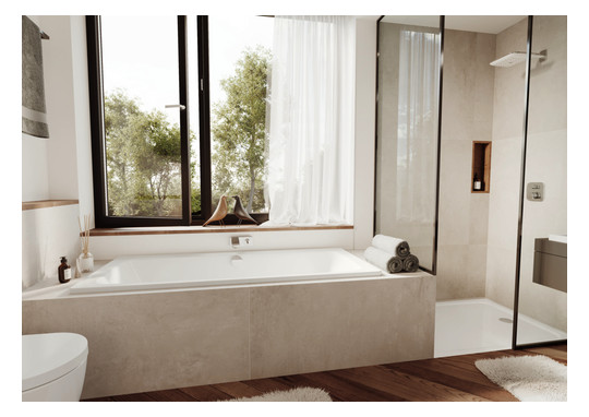 Kaldewei Badewanne CAYONO DUO-725 180x80cm, Standard, weiß