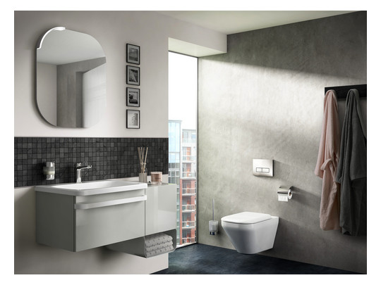 Ideal-Standard Waschtisch-Einhebelmischer Tonic II verchromt, ohne Ablaufgarnitur