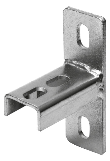 ASW Sattelflansch Stahl verzinkt, 4mm, für Profil 38/40, quer