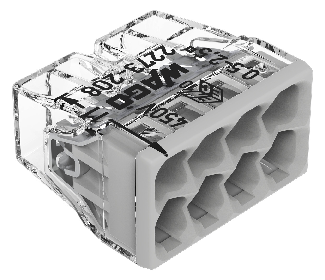 Steckklemme 8f 450V 24A Serie 2273 0,5-2,5qmm f.Massivleiter