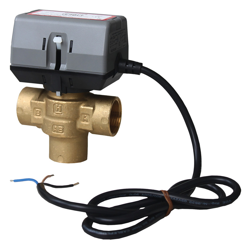 MHG 3-Wege-Umschaltventil Theramat 3/4", 230 VAC, VC 4044