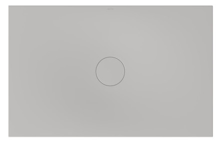 Bette Duschfliese BetteAir 1400 x 900 mm, dust, Rechteck, glasierter Titan-Stahl