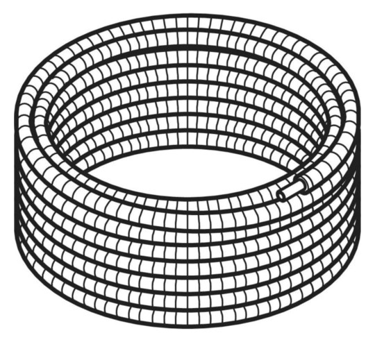 Geberit Systemrohr ML DN 15, Ø 20 mm, Rolle 50 m, in Schutzrohr
