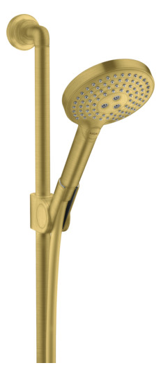 hansgrohe Brauseset Axor Citterio 900mm, mit Handbrause, 120mm, 3jet, brushed brass