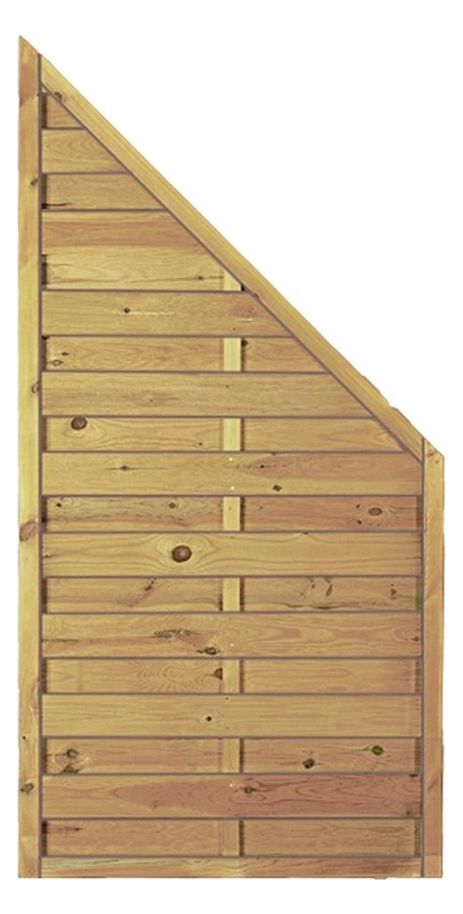 Bild Maxi-Massiv-ECKE 90x180/90cm, kdi grün Rahmen 45/45mm, Lamellen geriffelt & gesc - n.a.-0