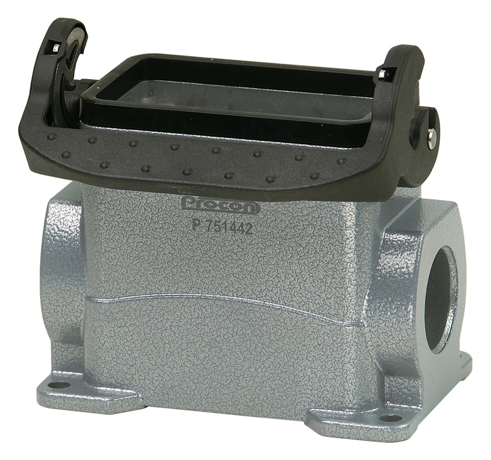 Sockelgehäuse Längsbügel Alu IP65 seitl 93x74x52mm