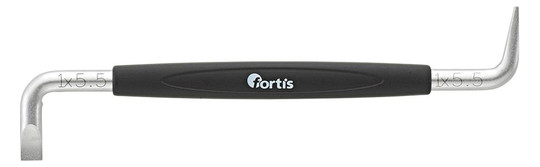 fortis-Winkelschraubendreher - Schlitz 5,5x1,0x125mm