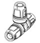 TECE T-Stück TECElogo Push 25 x 25 x 25 mm, PPSU