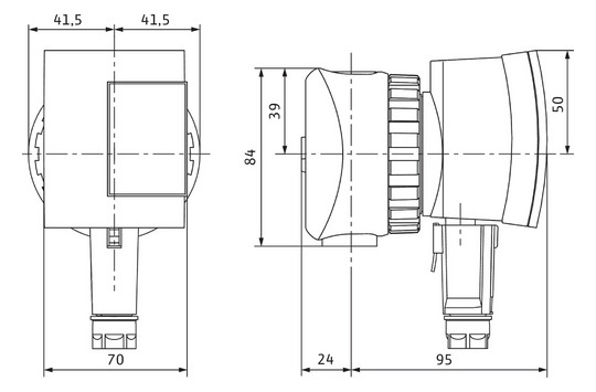 Wilo Trinkwasserpumpe Star-Z NOVA, Rp 1/2, 84 mm, PN 10, 230 V