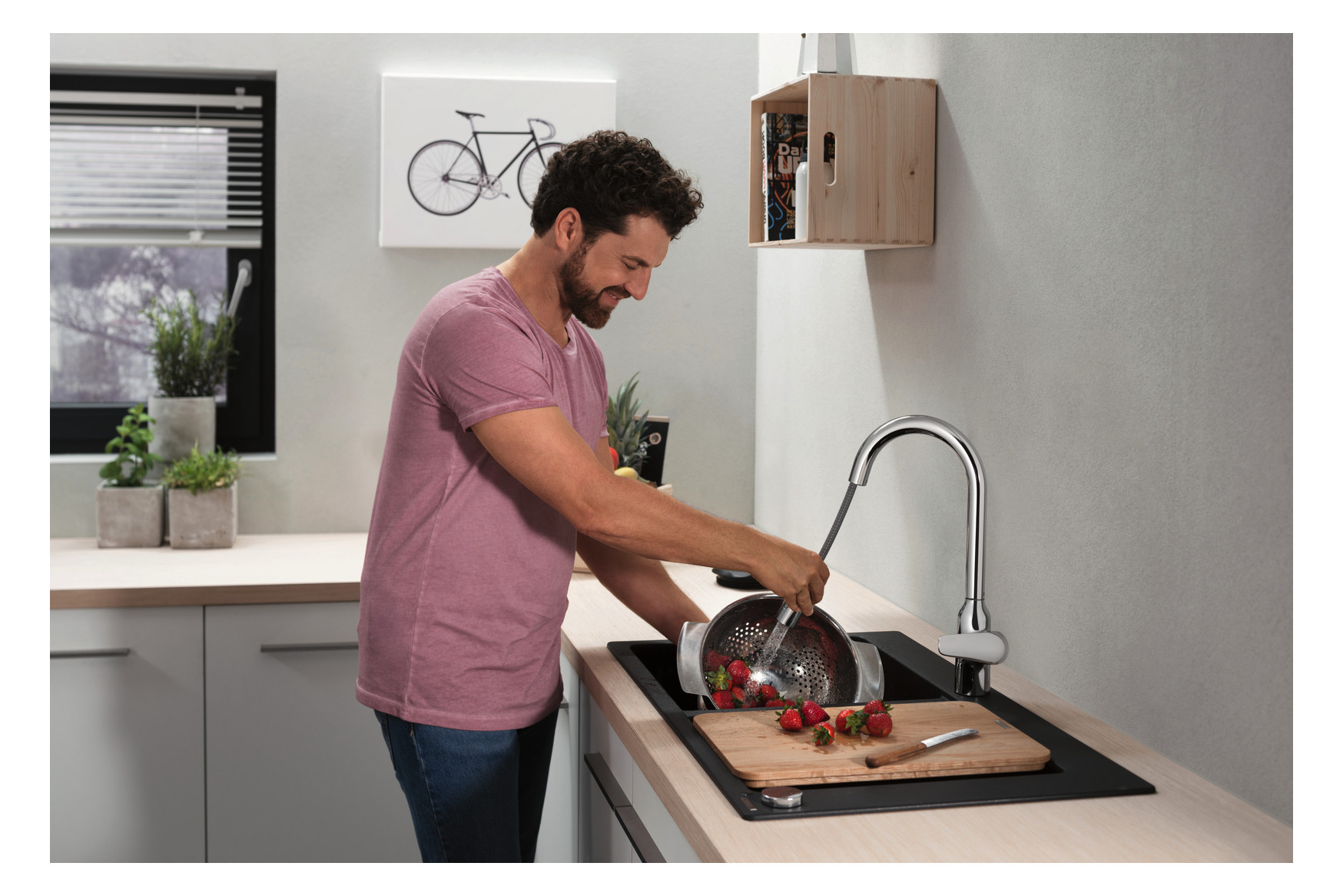 hansgrohe Schneidebrett F16, Eiche