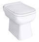 SFA Keramic-Stand-WC SaniCompact Luxe weiß, mit Kleinhebeanlage