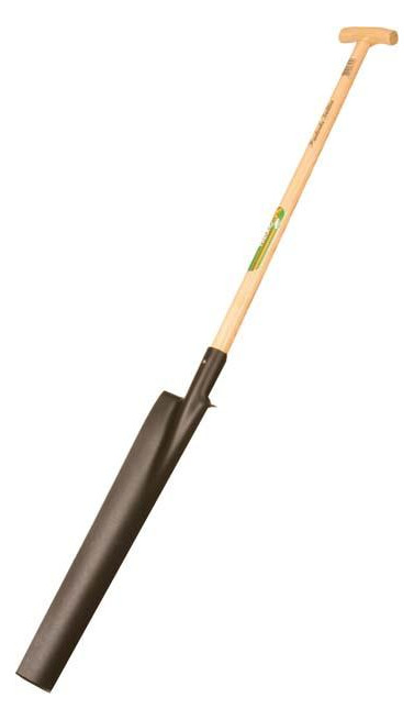 Bild Drainagespaten mit E-T-Stiel + Tritt - FREUND-0