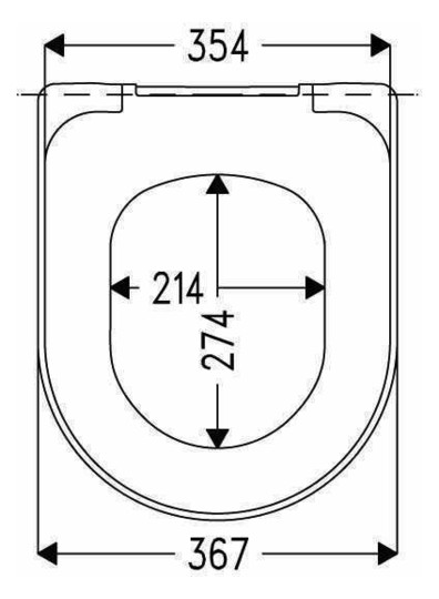 HARO WC-Sitz Wave Soft Close Premium Scharniere Edelstahl, FastFixmutter, Exzenter, manhattan