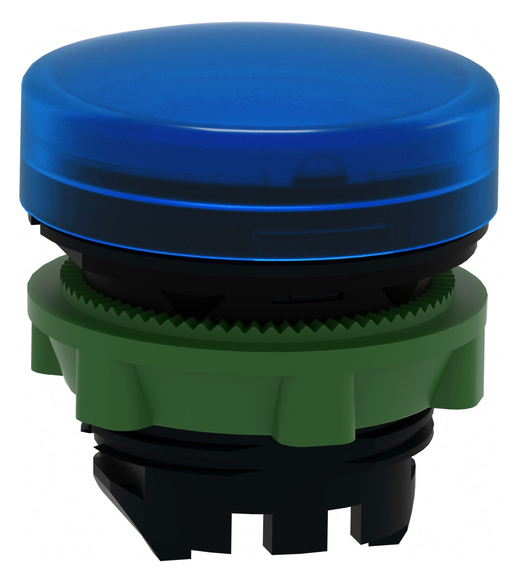 Leuchtmelder Front hoch rnd bl Ø22mm 1st Kst IP66