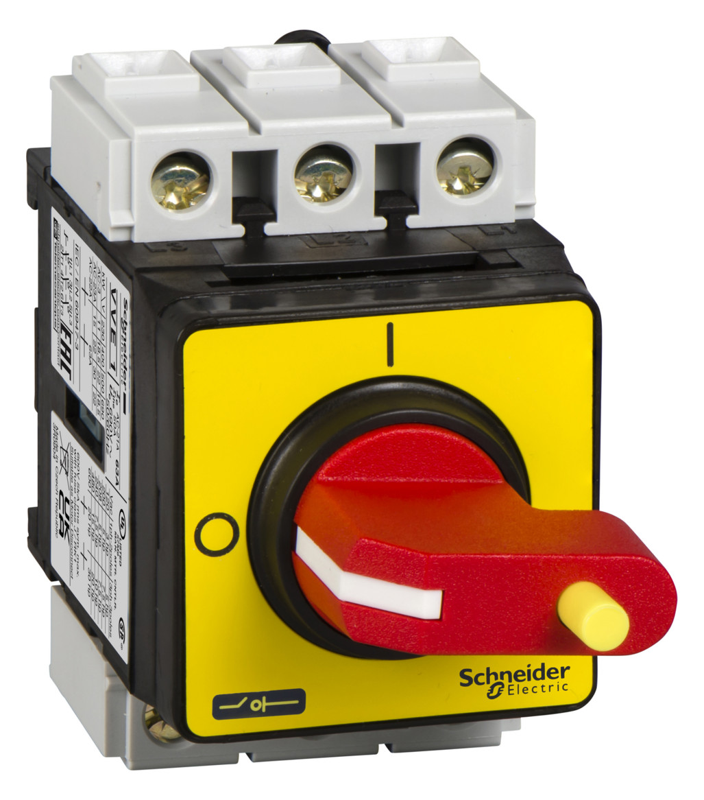 Hauptschalter 63A 3p IP20 Einb NOT-AUS Festeinbau 18,5kW/AC