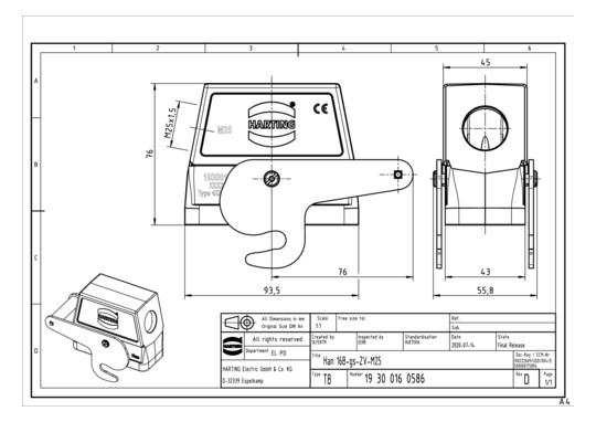 HART Han 16B-gs-ZV-M25       19300160586 