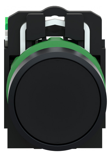Drucktaster 1f sw rnd Ø22,5mm 1S IP30 fl Tastend