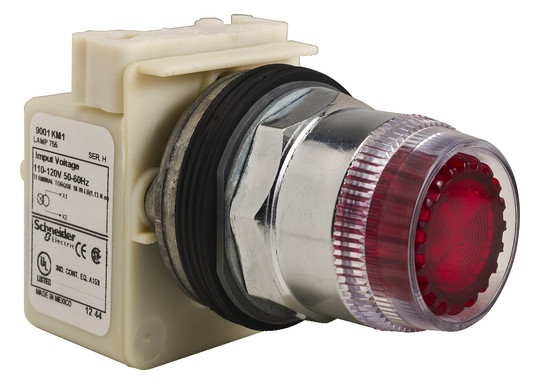 Lampenfassungsblock AGL AC Frontbef BA9s 120V ws