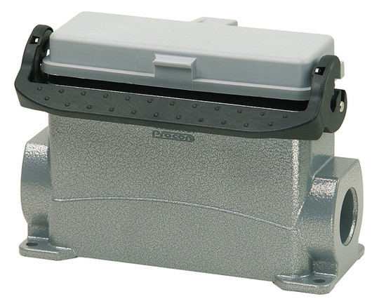 Sockelgehäuse Längsbügel Alu Klappd IP65 144x84x57mm seitl