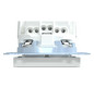 Steckdose 1f akws glz System M UP m.BS IP20 aktivweiß Überspannungss