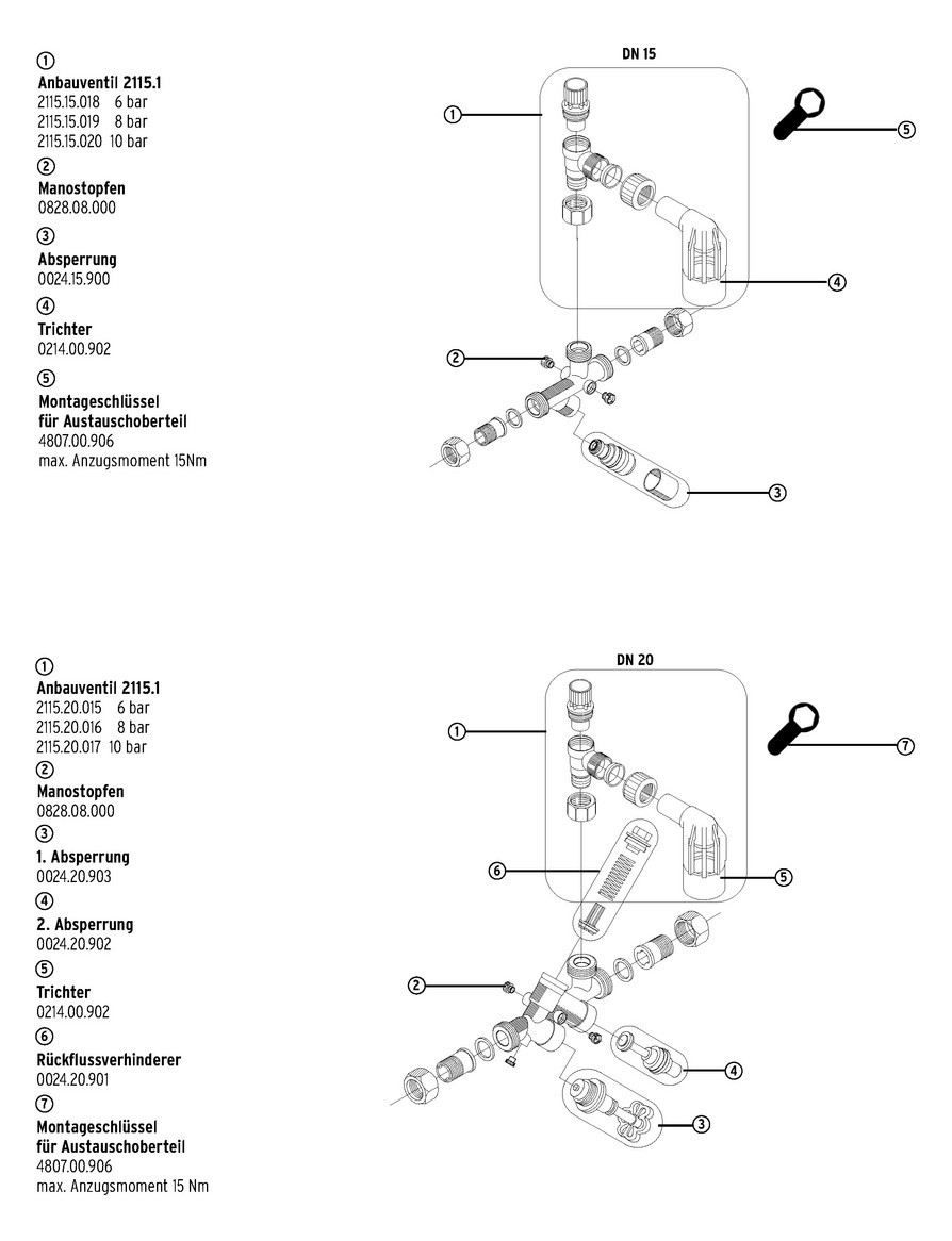 SYR Sicherheitsgruppe SYRobloc 24 10 bar, R 3/4, DN 20, rohgelb