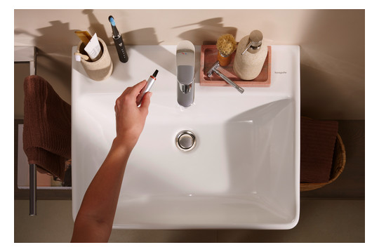 hansgrohe Waschtisch Xanuia Q 600x480mm, mit Hahnloch/Überlauf, weiß