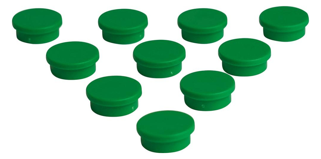 Bild Organisationsmagnet rund grün 20mm Eclip se - C ECLIPSE MAGNETICS-3