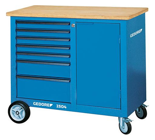 GEDORE-Roll-Werkbank Typ 1504 0511, 7 Schubfächer