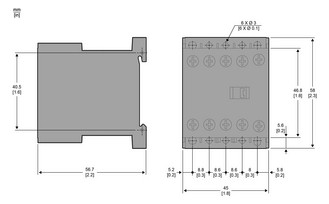 Leistungsschütz 2,2kW 3S 24VDC 6A 1S/Hilf