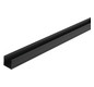 Anbauprofil sw Alu 2000x18,8x17,1mm