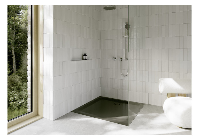 Duschwanne BetteUltra 8743 110x110x3,5cm, anthracite