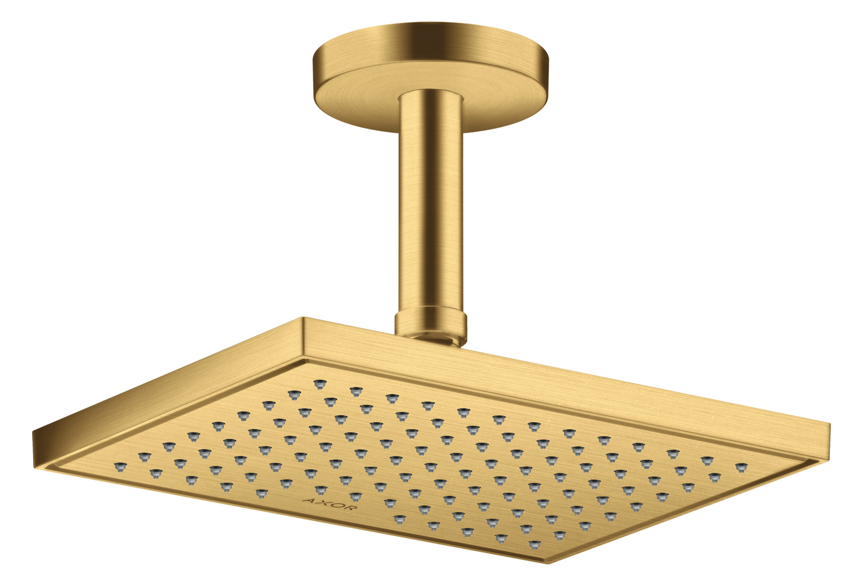hansgrohe Deckenanschluss Axor 100mm, rund, brushed gold optic