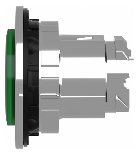 Drucktaster Front 1f gn bel.b Ø30,5mm rnd Geeignet für Beleuchtung IP66